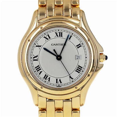 cartier watch used|pre owned cartier women's watches.